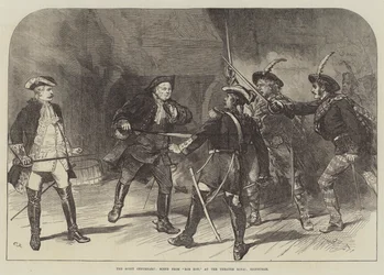 El Centenario de Scott, Escena de Rob Boy, en el Teatro Real, Edimburgo